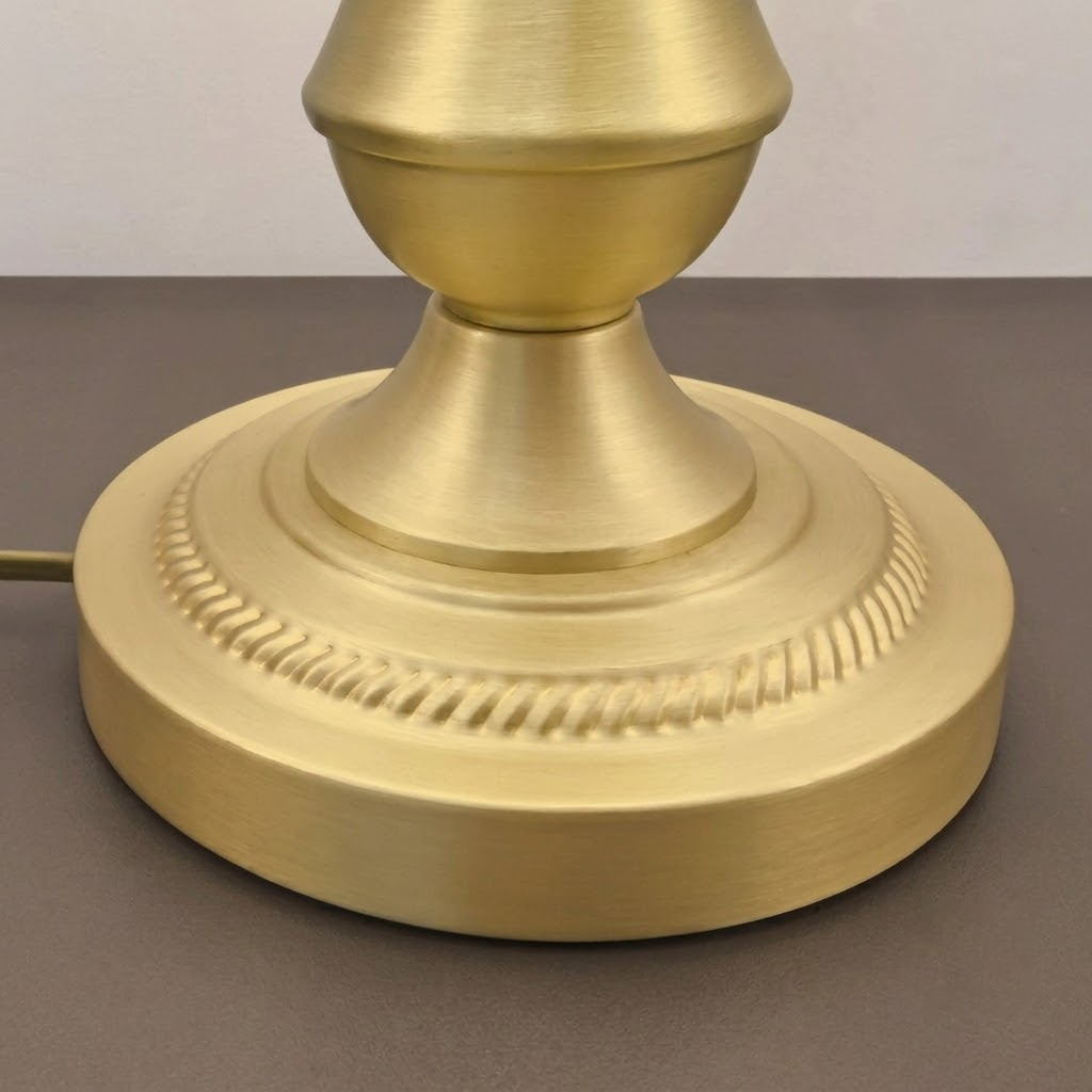 Scalloped Light in antique brass for Living Room by AUVIELIGHT