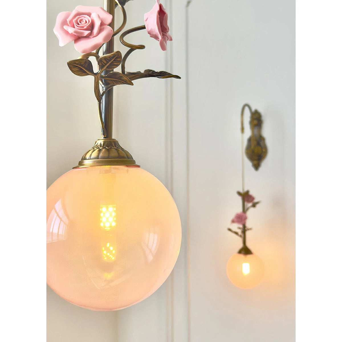 Modern Wall Sconce in rose bronze for Hallway by AUVIELIGHT