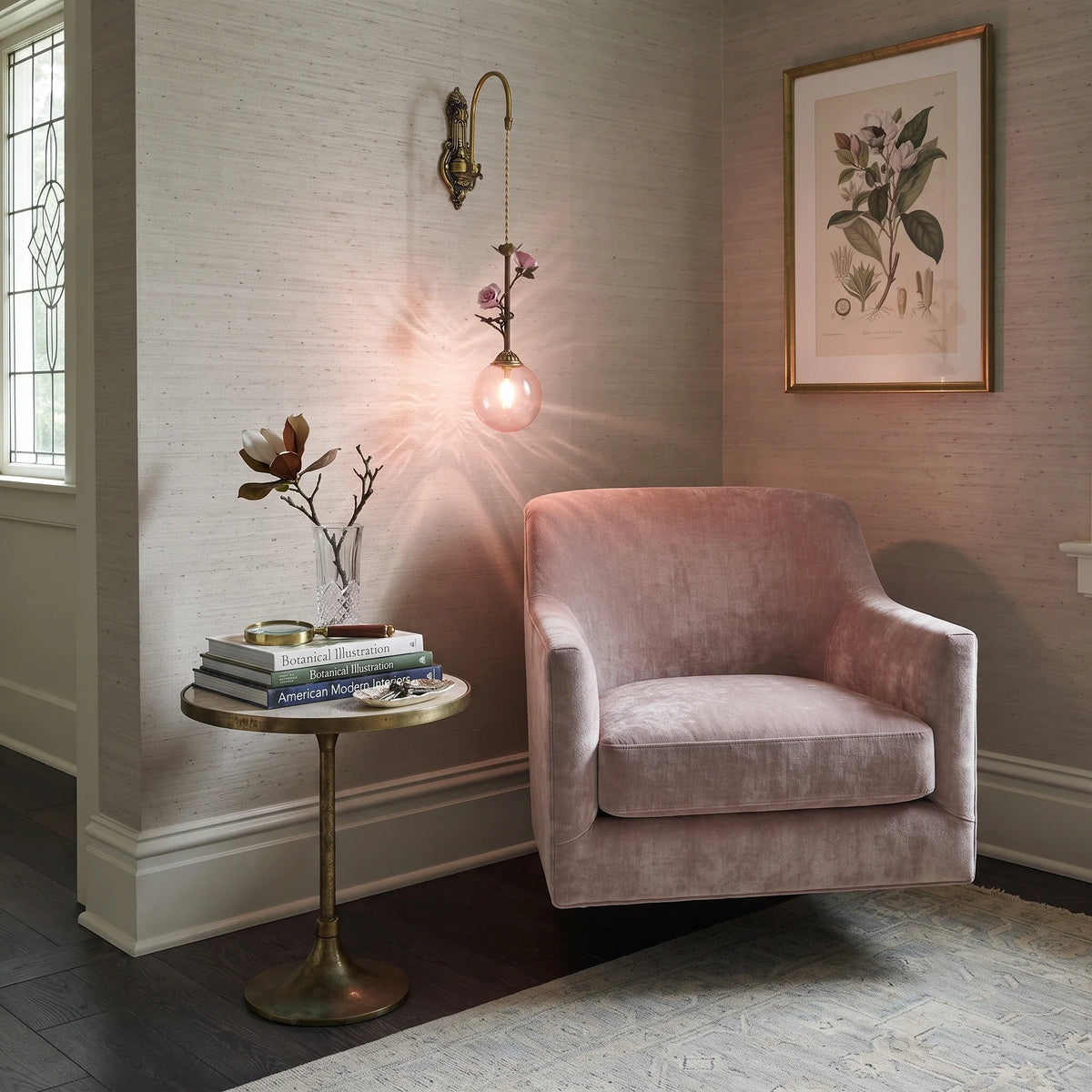 Modern Wall Sconce in rose bronze for Hallway by AUVIELIGHT