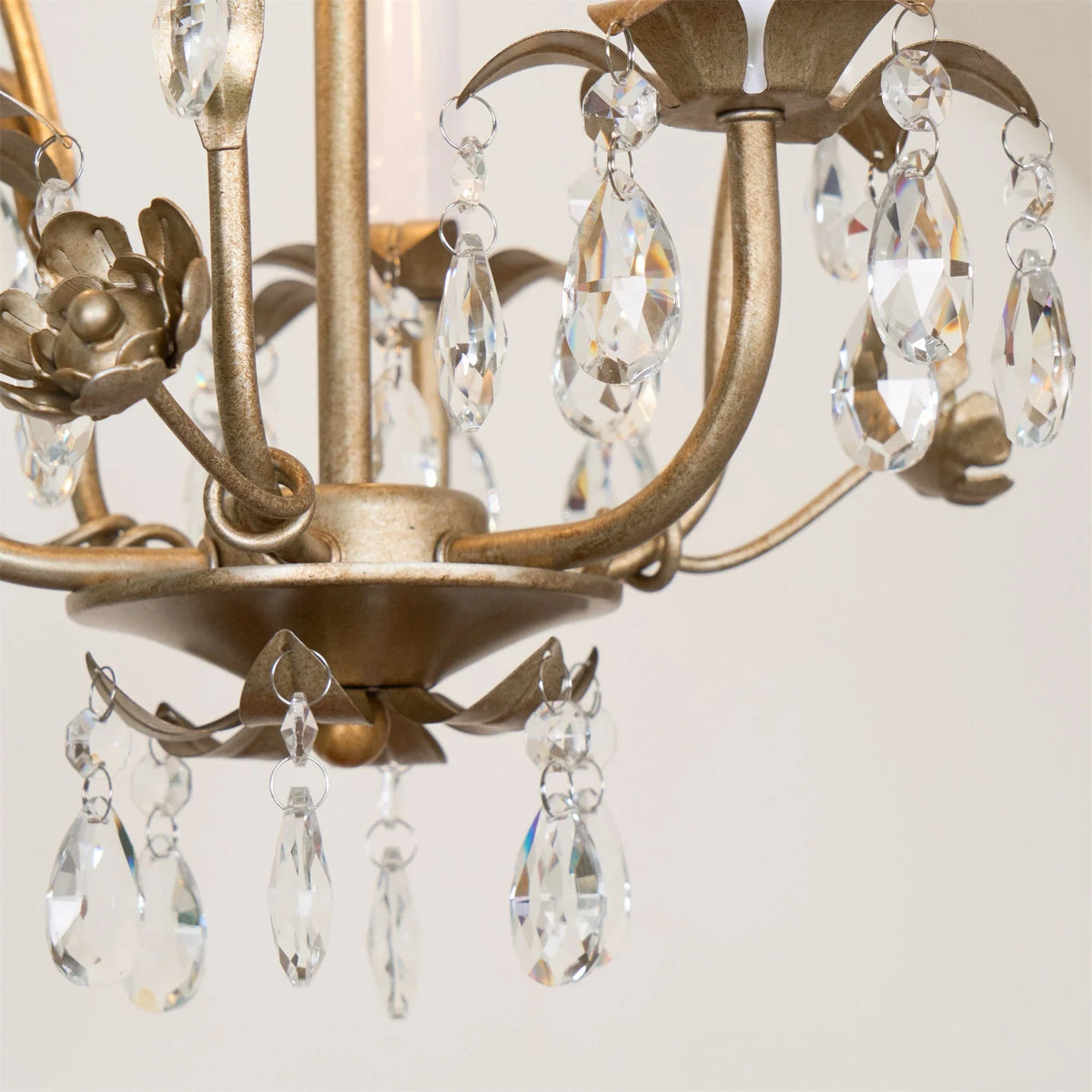 Leaf Chandelier in antique crystal for Dining Room by AUVIELIGHT