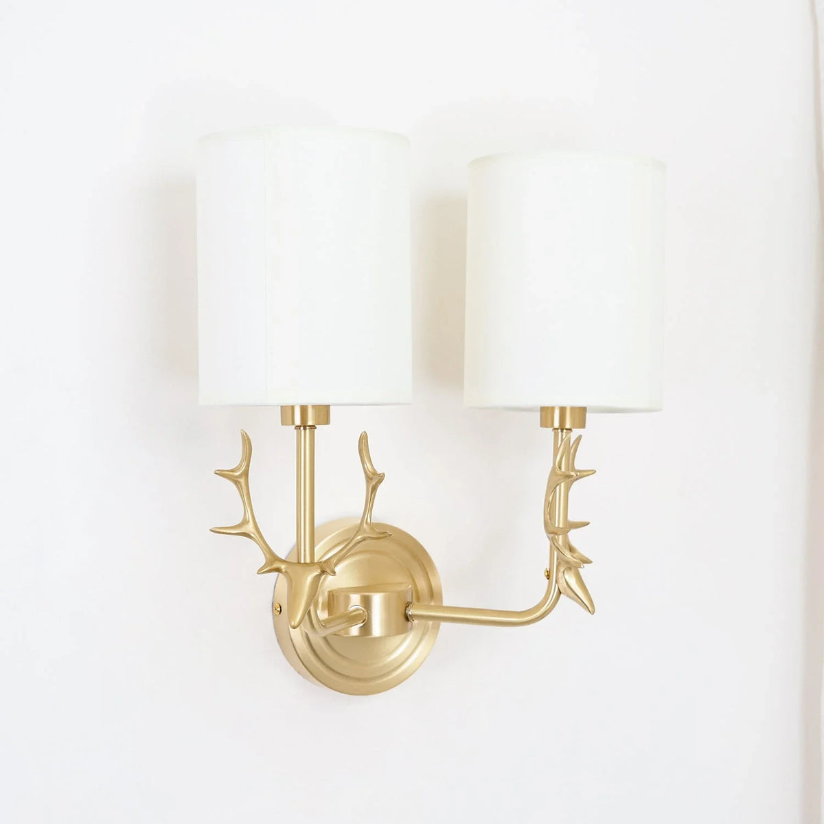 Antler Wall Sconce in brass for Hallway by AUVIELIGHT
