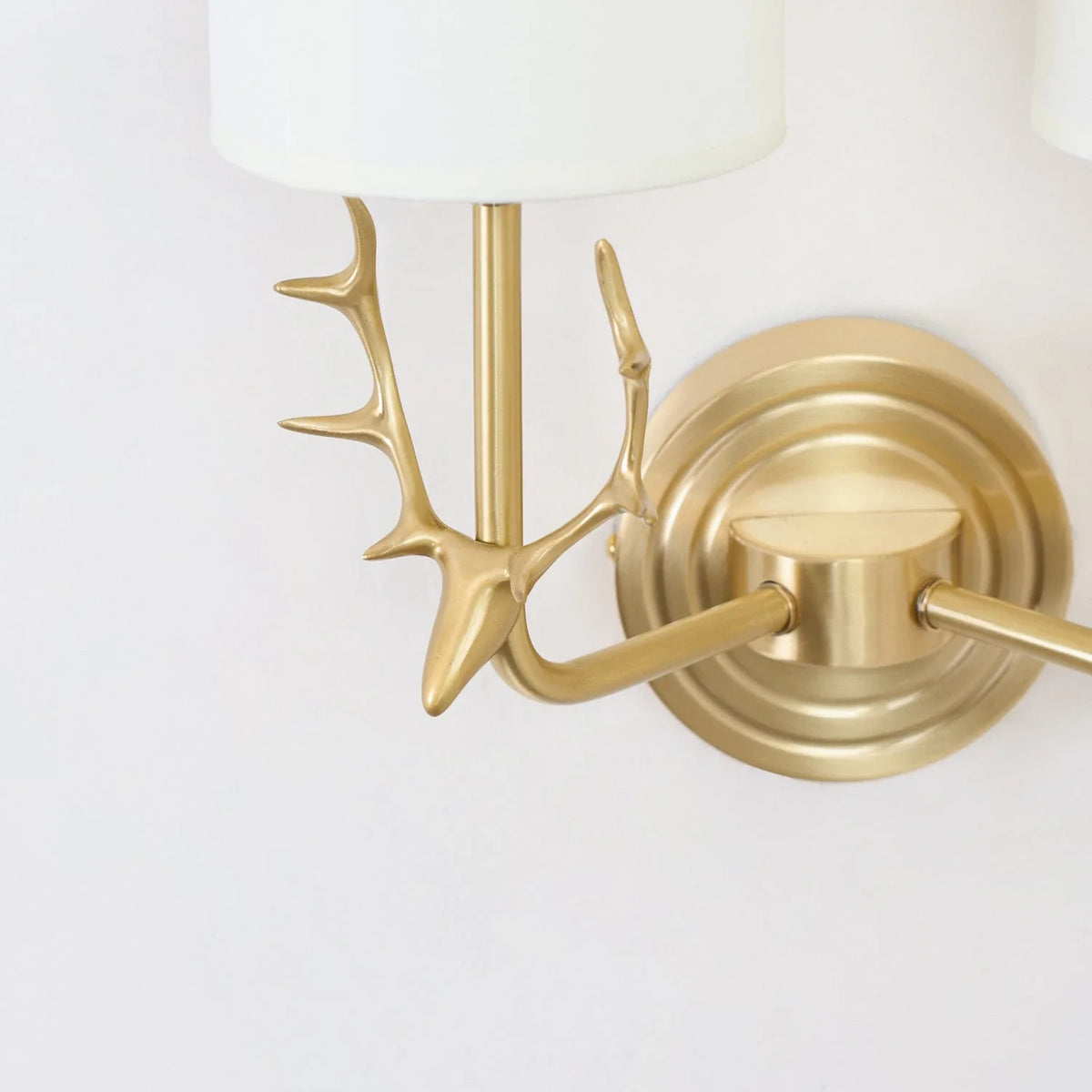 Antler Wall Sconce in brass for Hallway by AUVIELIGHT