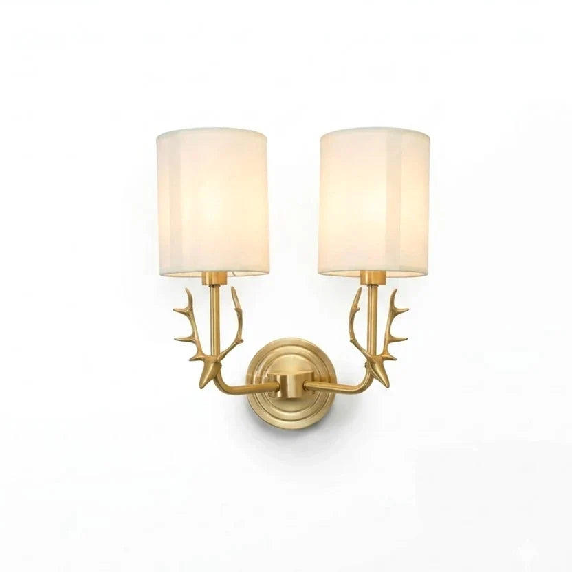Antler Wall Sconce in brass for Hallway by AUVIELIGHT
