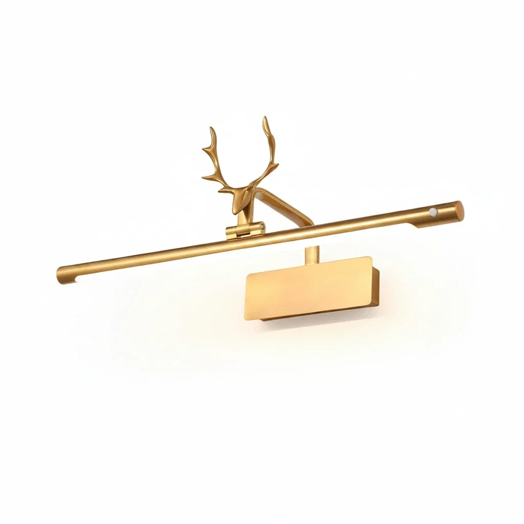 Antler Wall Sconce in brass for Hallway by AUVIELIGHT