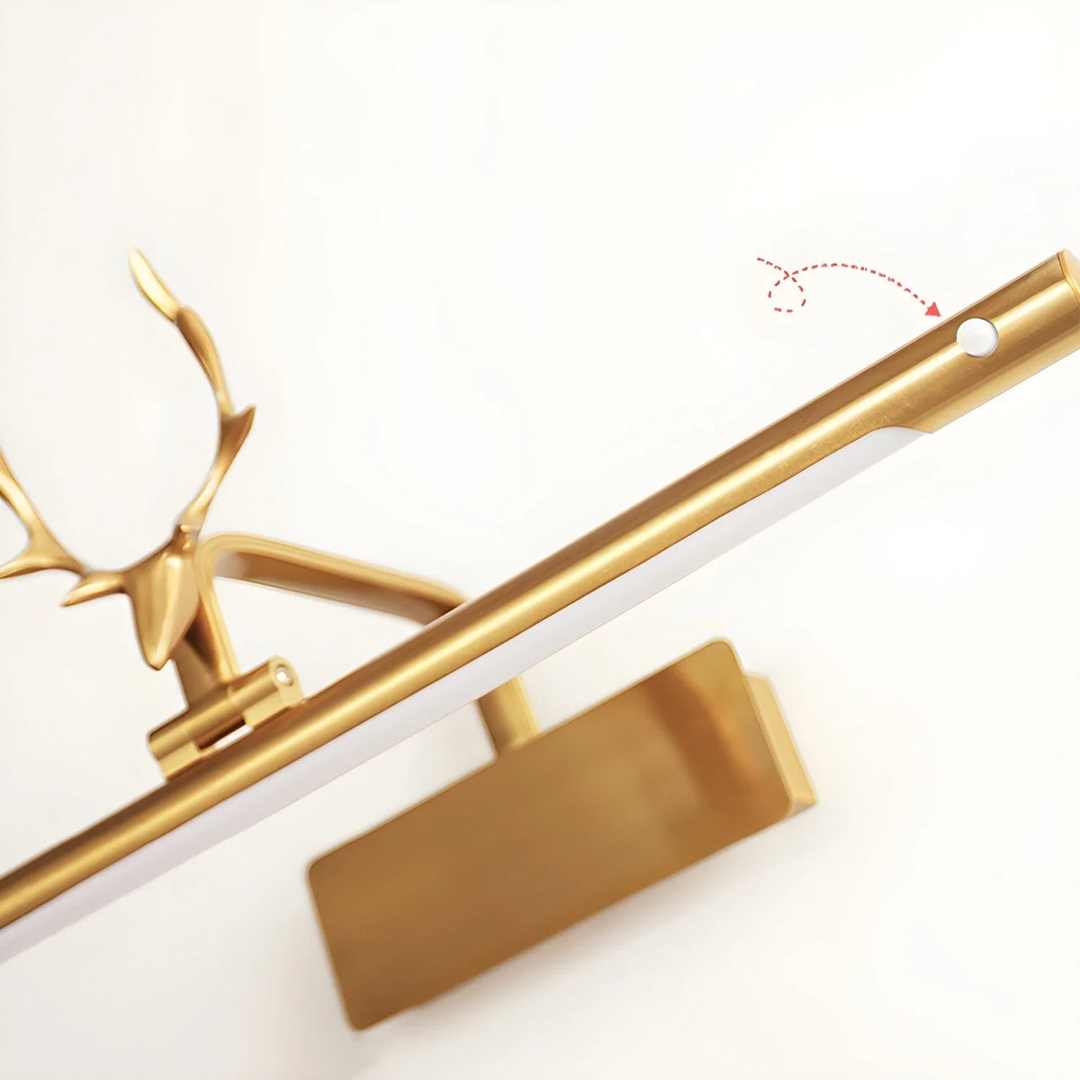 Antler Wall Sconce in brass for Hallway by AUVIELIGHT