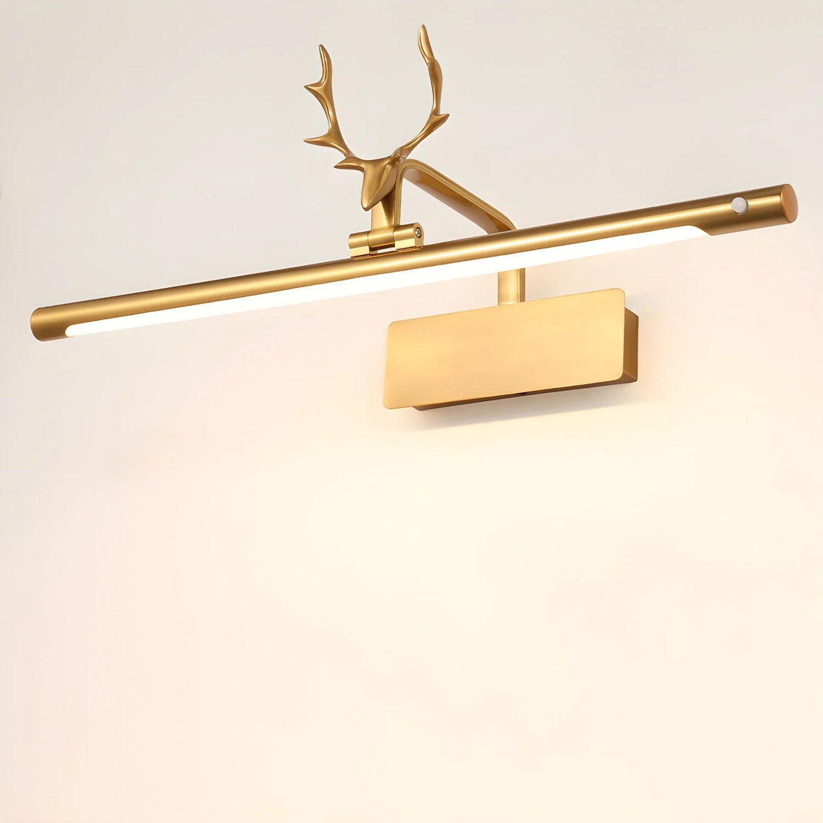 Antler Wall Sconce in brass for Hallway by AUVIELIGHT, ∅ 23.6"x H 8.7" / Gold / Warm Light and 1 other sizes