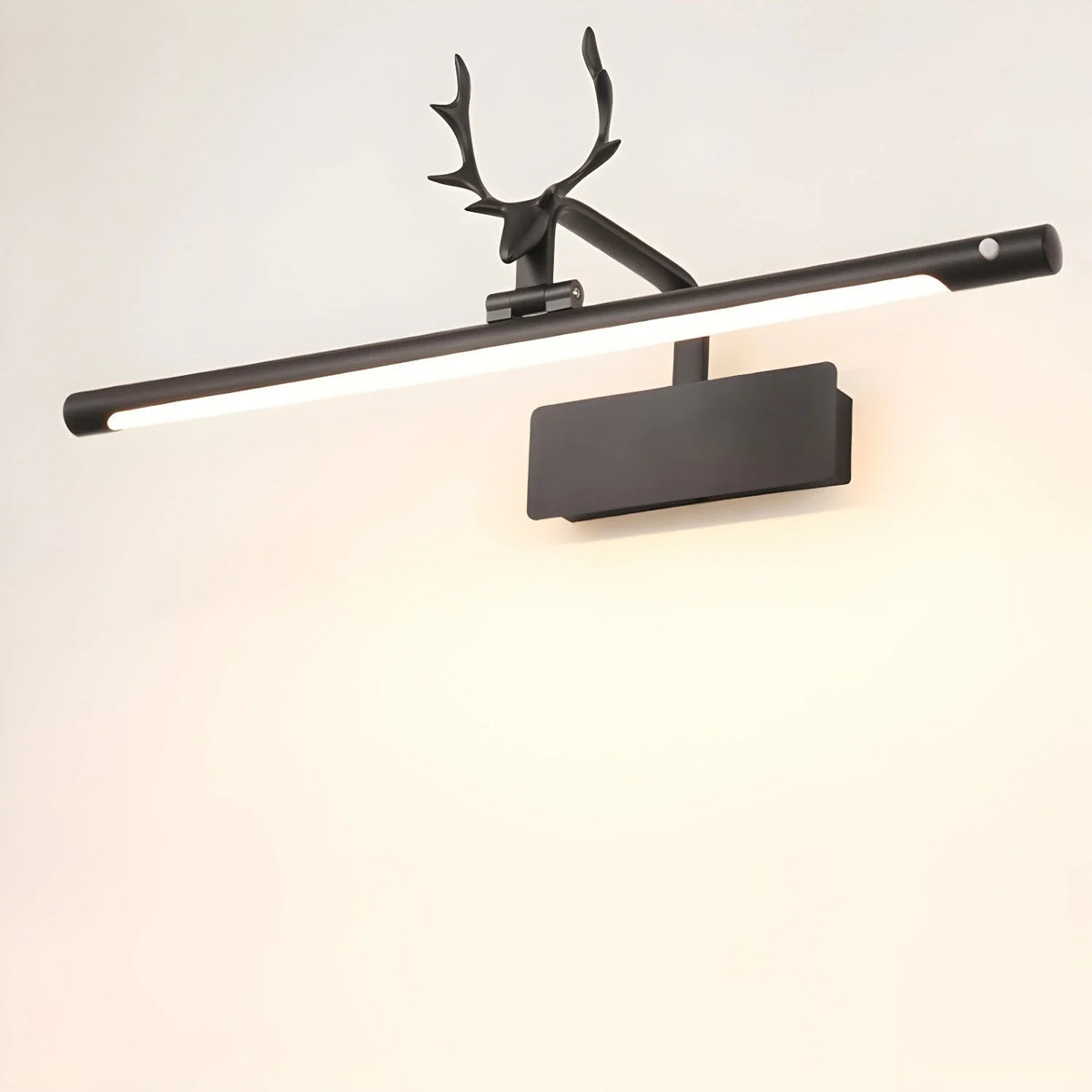 Antler Wall Sconce in brass for Hallway by AUVIELIGHT, ∅ 23.6"x H 8.7" / Black / Warm Light and 1 other sizes