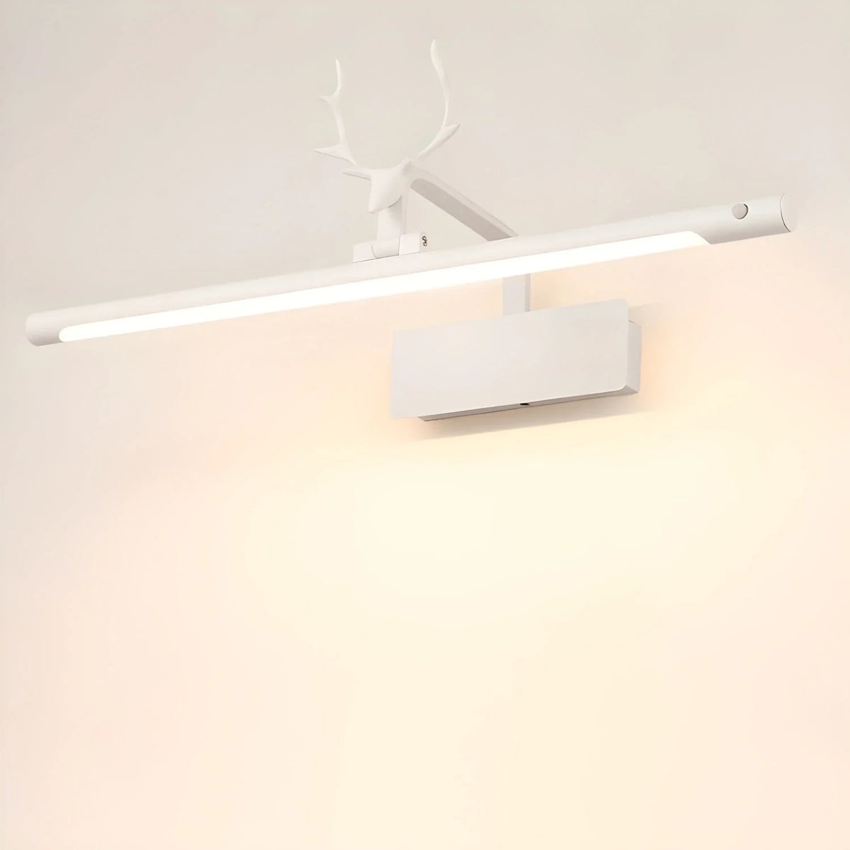 Antler Wall Sconce in brass for Hallway by AUVIELIGHT, ∅ 15.7"x H 8.7" / White / Warm Light and 2 other sizes