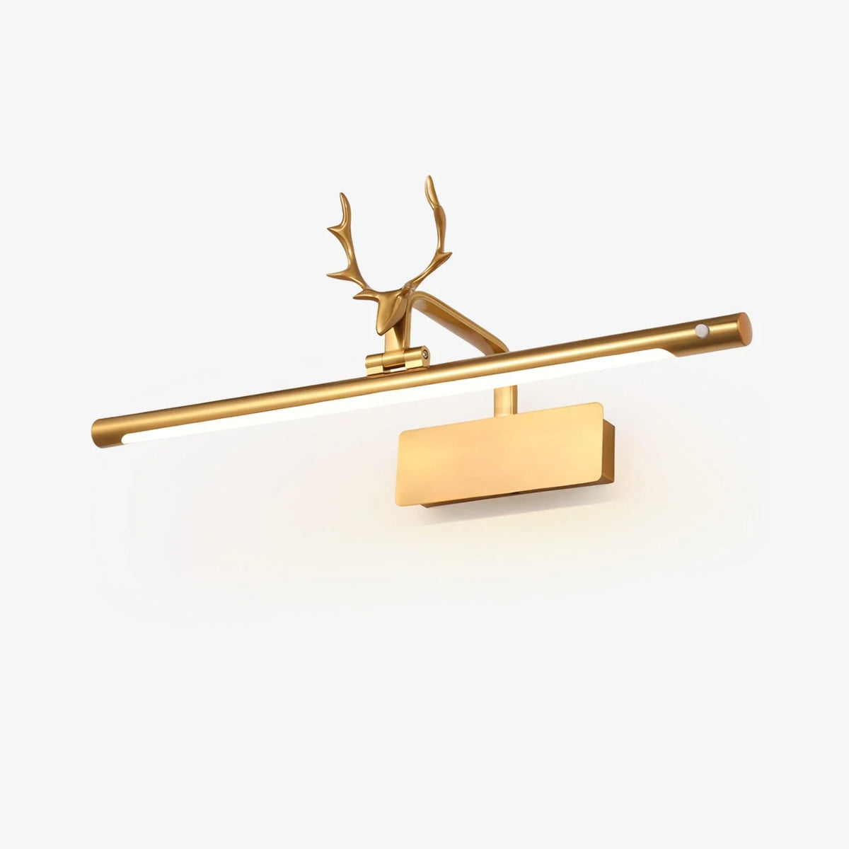 Antler Wall Sconce in brass for Hallway by AUVIELIGHT, ∅ 15.7"x H 8.7" / Gold / Warm Light