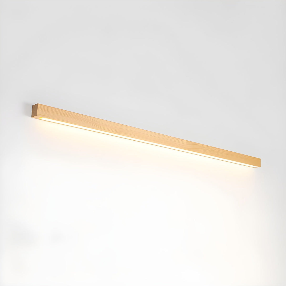 Arlo Linear Wall Light in wood for Hallway by AUVIELIGHT