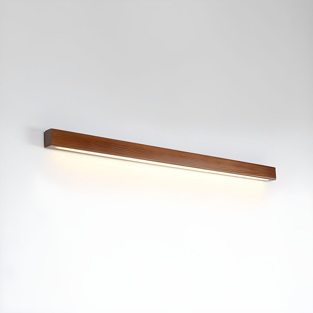 Arlo Linear Wall Light in wood for Hallway by AUVIELIGHT