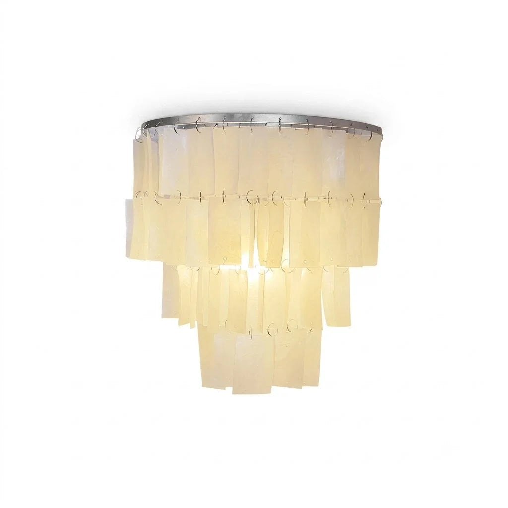 Artisan Shell Rectangle Wall Light for Hallway by AUVIELIGHT