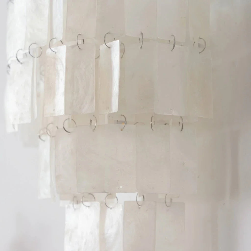Artisan Shell Rectangle Wall Light for Hallway by AUVIELIGHT