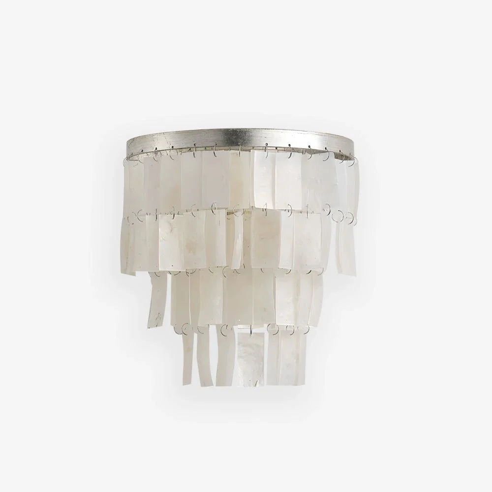 Artisan Shell Rectangle Wall Light for Hallway by AUVIELIGHT