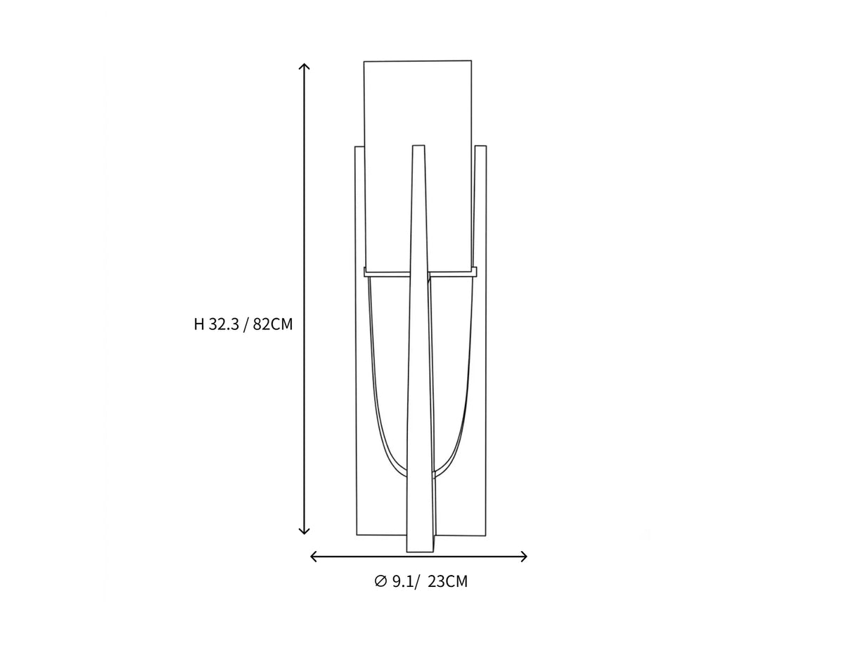 Ash Fabric Floor Lamp in wood for Living Room by AUVIELIGHT