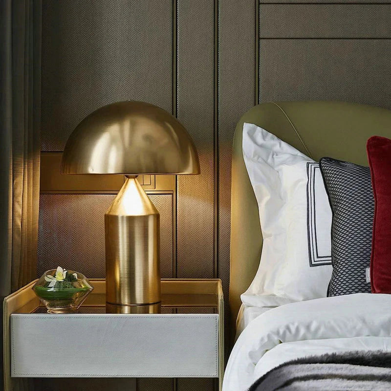 Atollo Table Lamp in metal for Living Room by AUVIELIGHT