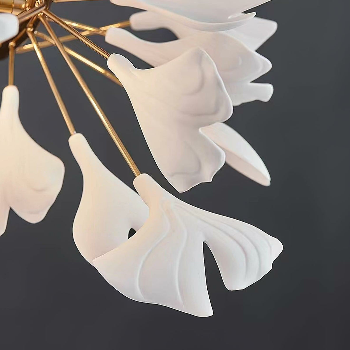 Aura Ginkgo Chandelier for Dining Room by AUVIELIGHT