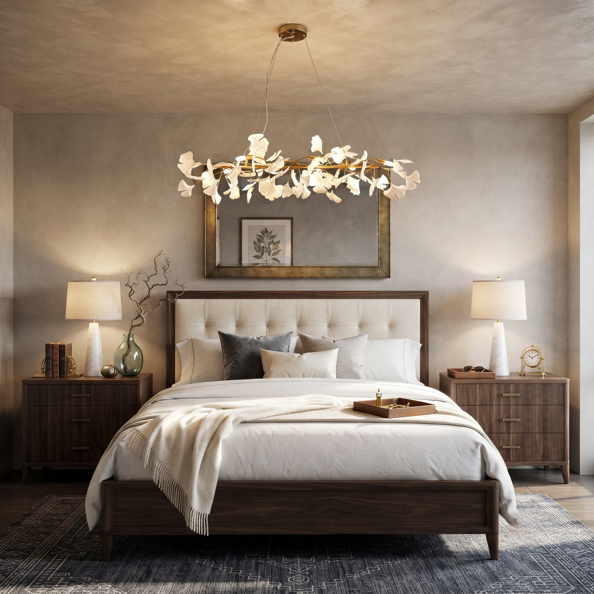 Aura Ginkgo Chandelier for Dining Room by AUVIELIGHT