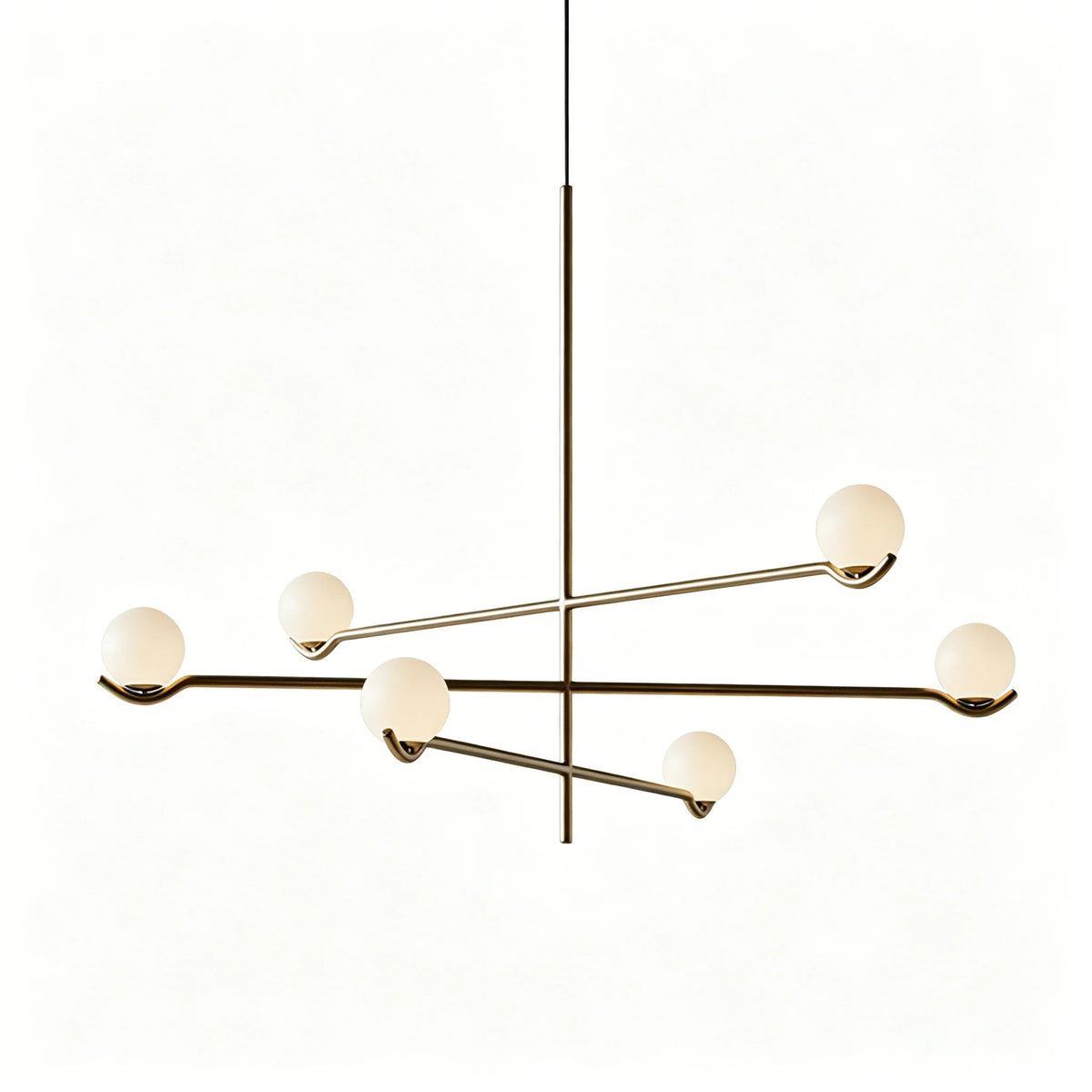 Baer Mobile Globe Chandelier for Dining Room by AUVIELIGHT