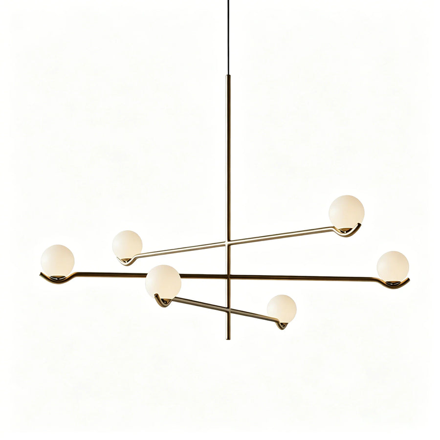 Baer Mobile Globe Chandelier for Dining Room by AUVIELIGHT