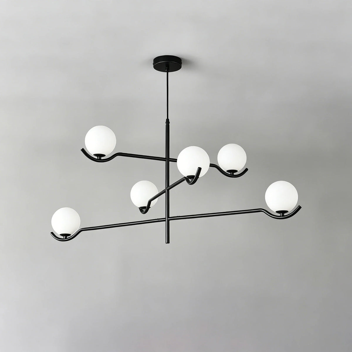 Baer Mobile Globe Chandelier for Dining Room by AUVIELIGHT