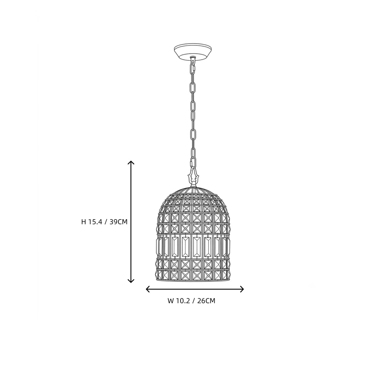 Basket Pendant Light for Kitchen Island by AUVIELIGHT