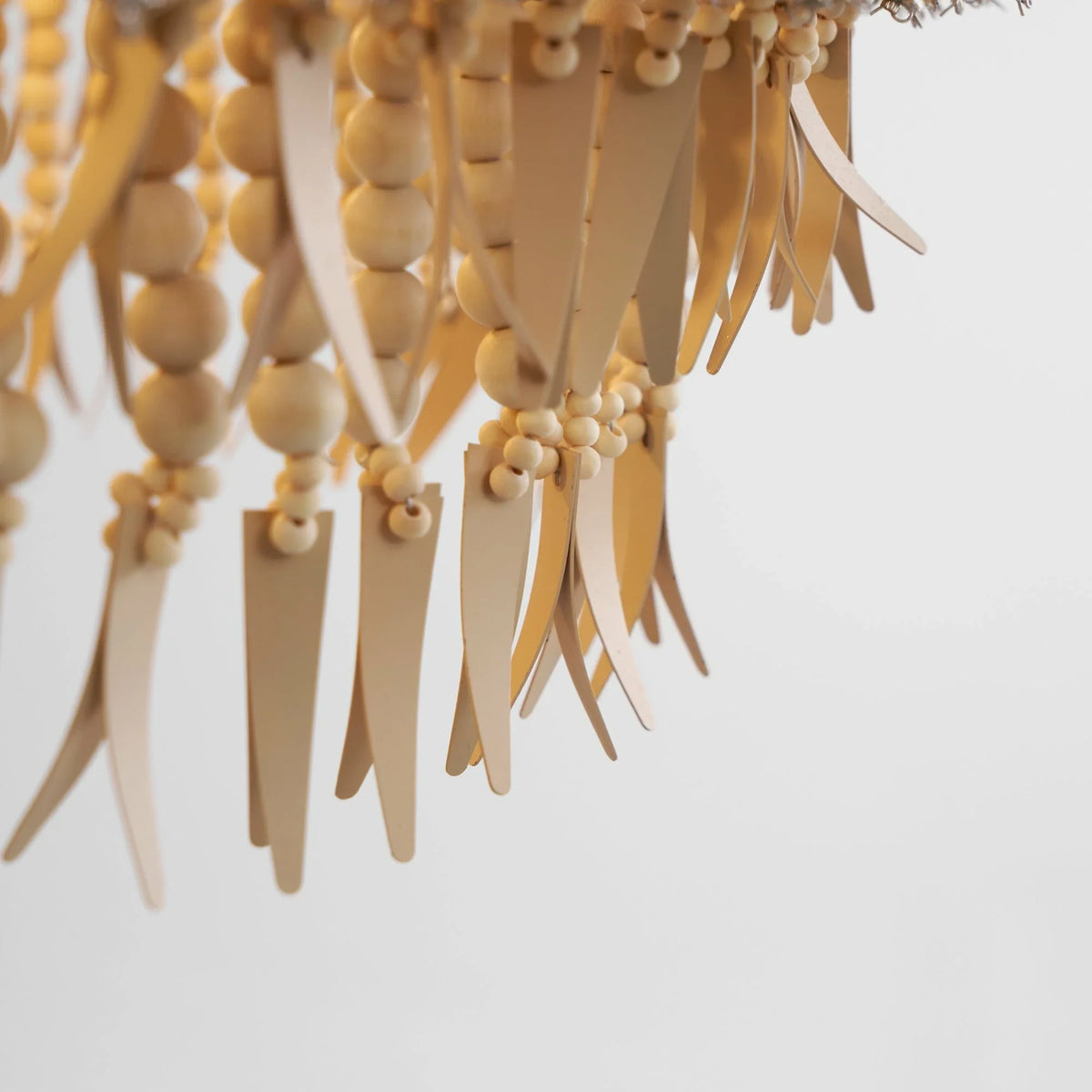 Fringe Beaded Chandelier for Dining Room by AUVIELIGHT