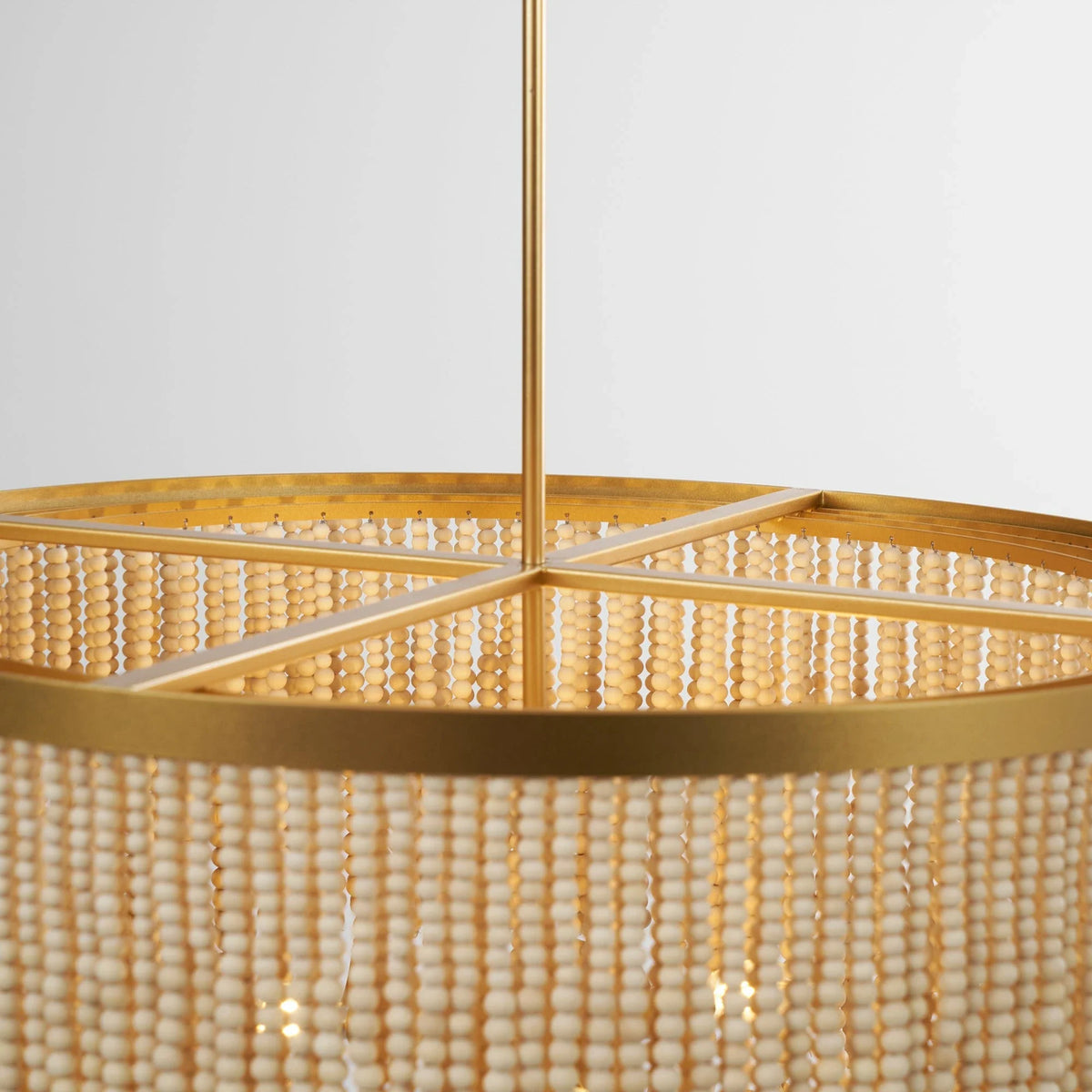 Fringe Beaded Chandelier for Dining Room by AUVIELIGHT