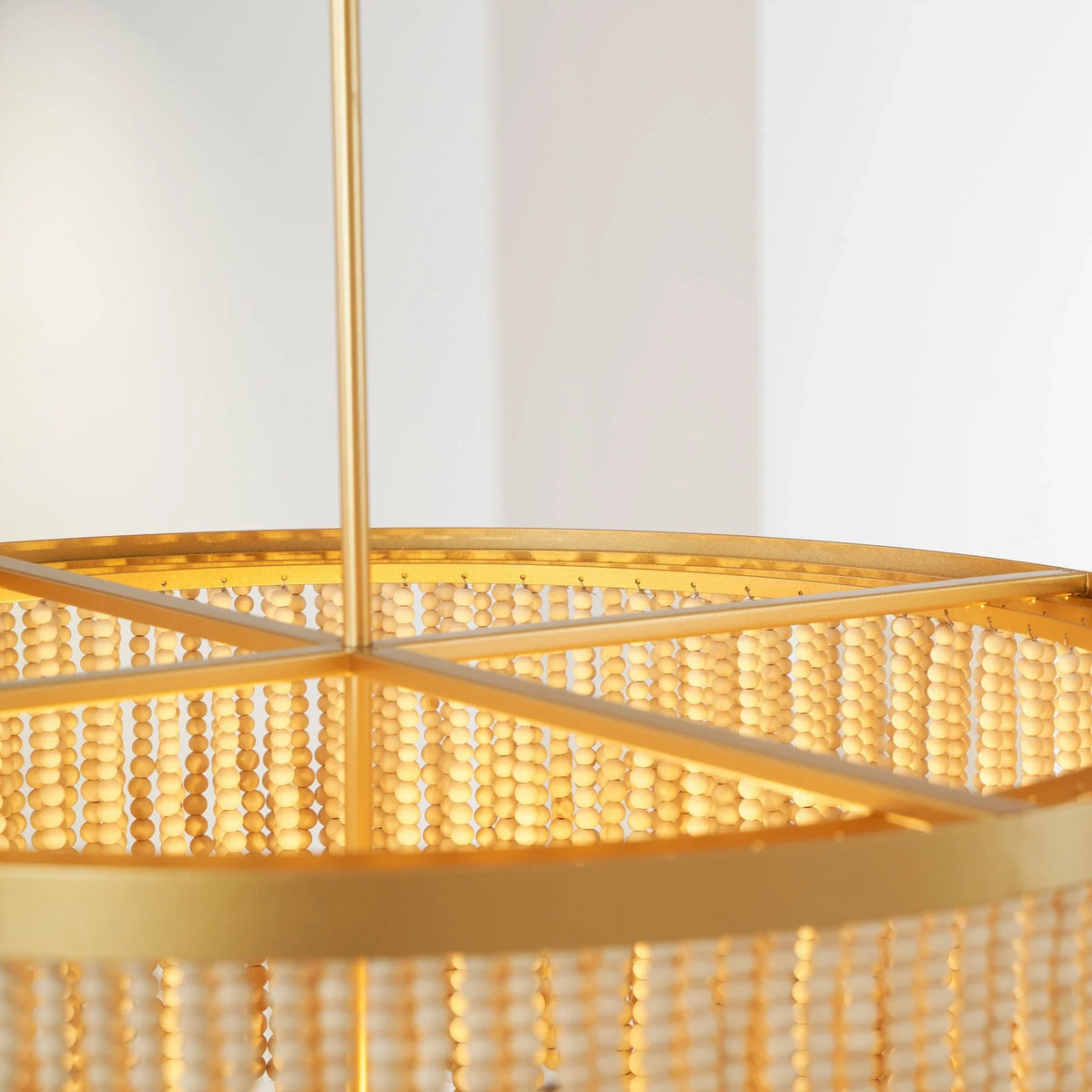 Fringe Beaded Chandelier for Dining Room by AUVIELIGHT