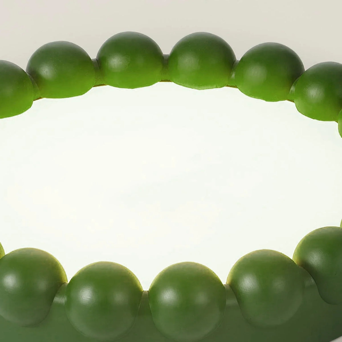 Resin Beaded Flush Mount for Low Ceilings by AUVIELIGHT