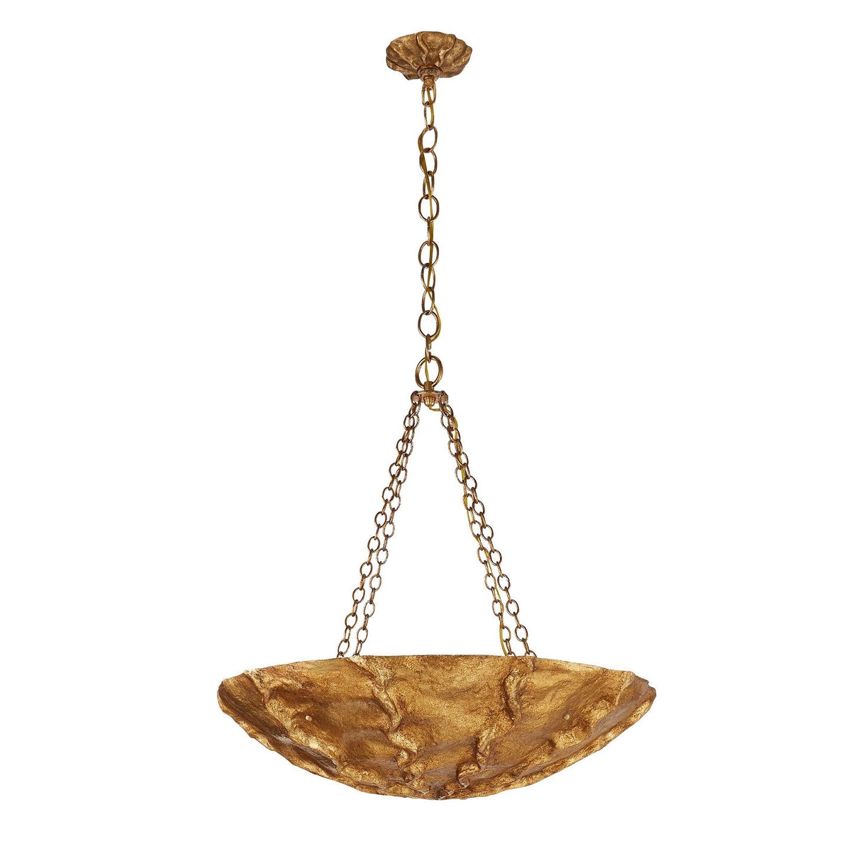 Benit Sculpted Chandelier for Dining Room by AUVIELIGHT, Dia 82cm x H 75cm / ∅ 32.3″ x H 29.5″ / Gold