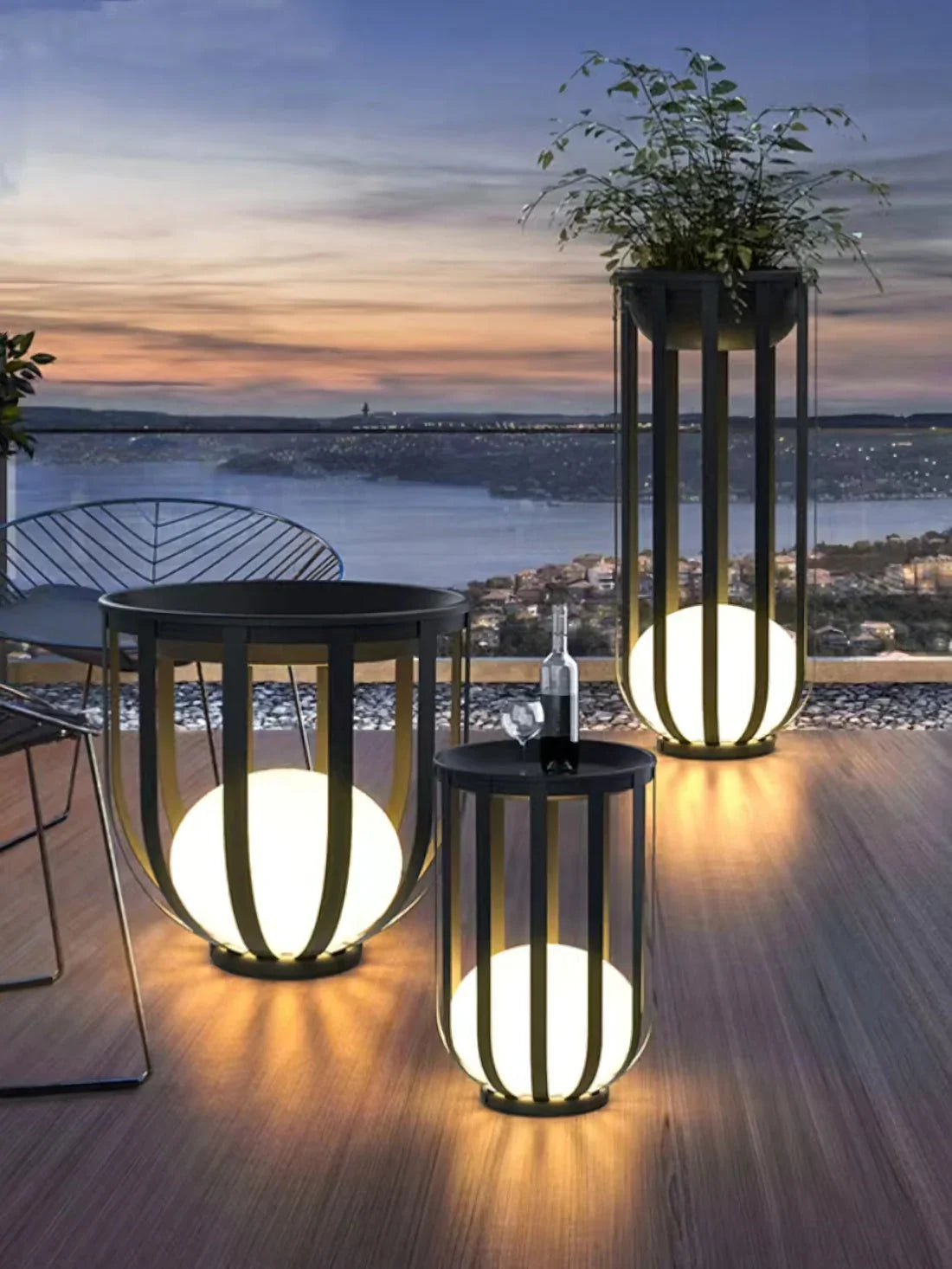 Bols Outdoor Wall Light for Patio by AUVIELIGHT