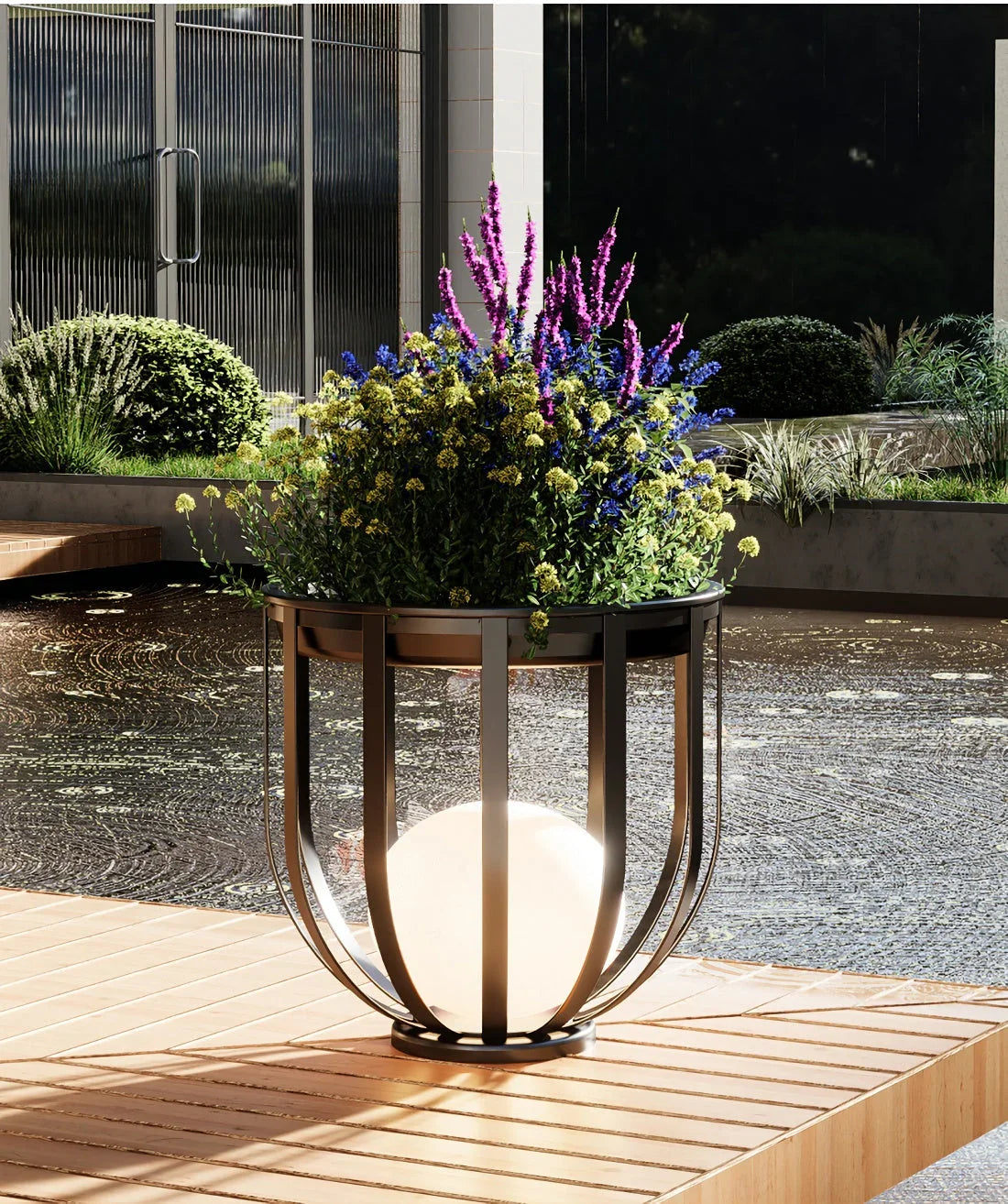 Bols Outdoor Wall Light for Patio by AUVIELIGHT