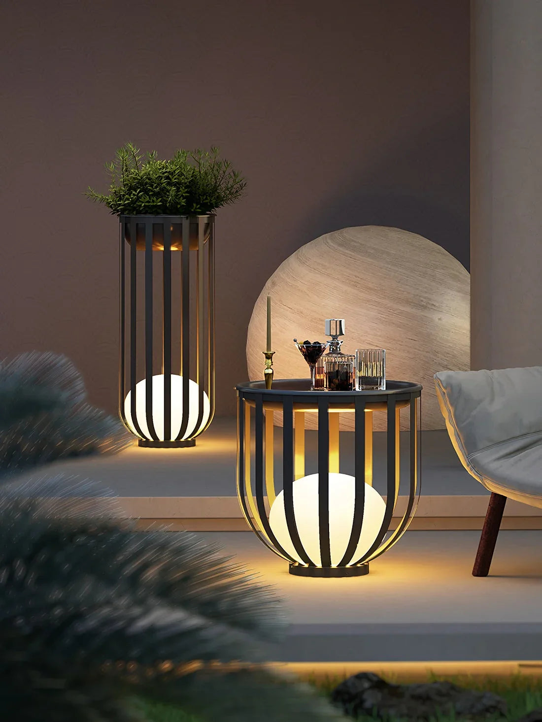 Bols Outdoor Wall Light for Patio by AUVIELIGHT
