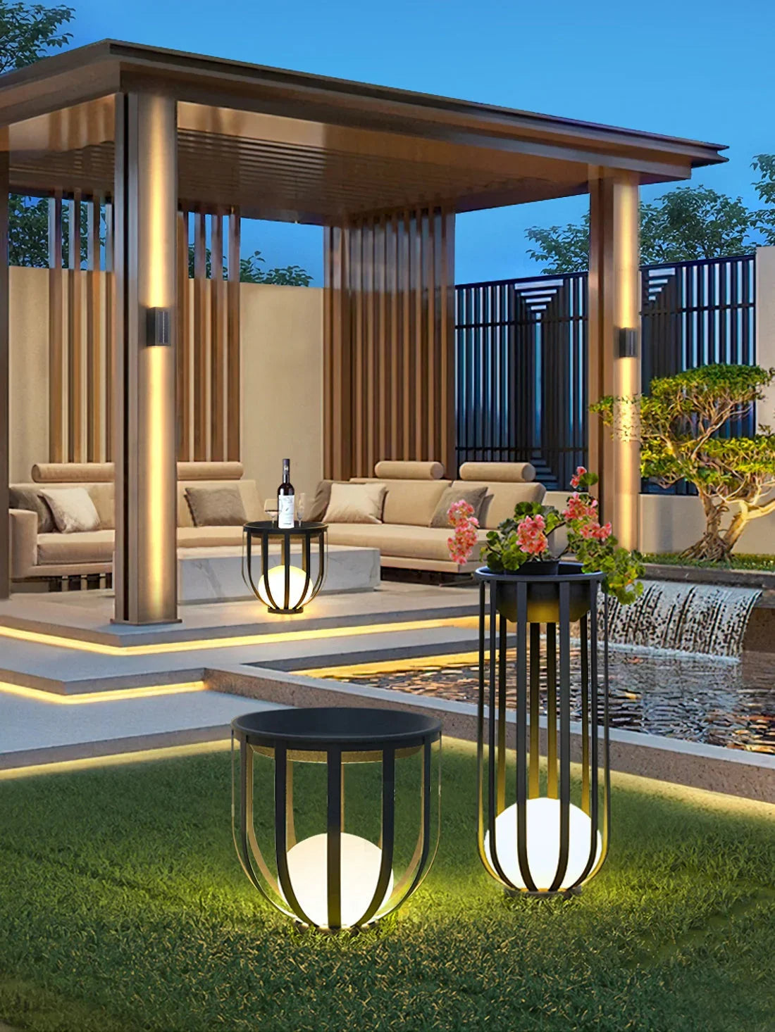Bols Outdoor Wall Light for Patio by AUVIELIGHT