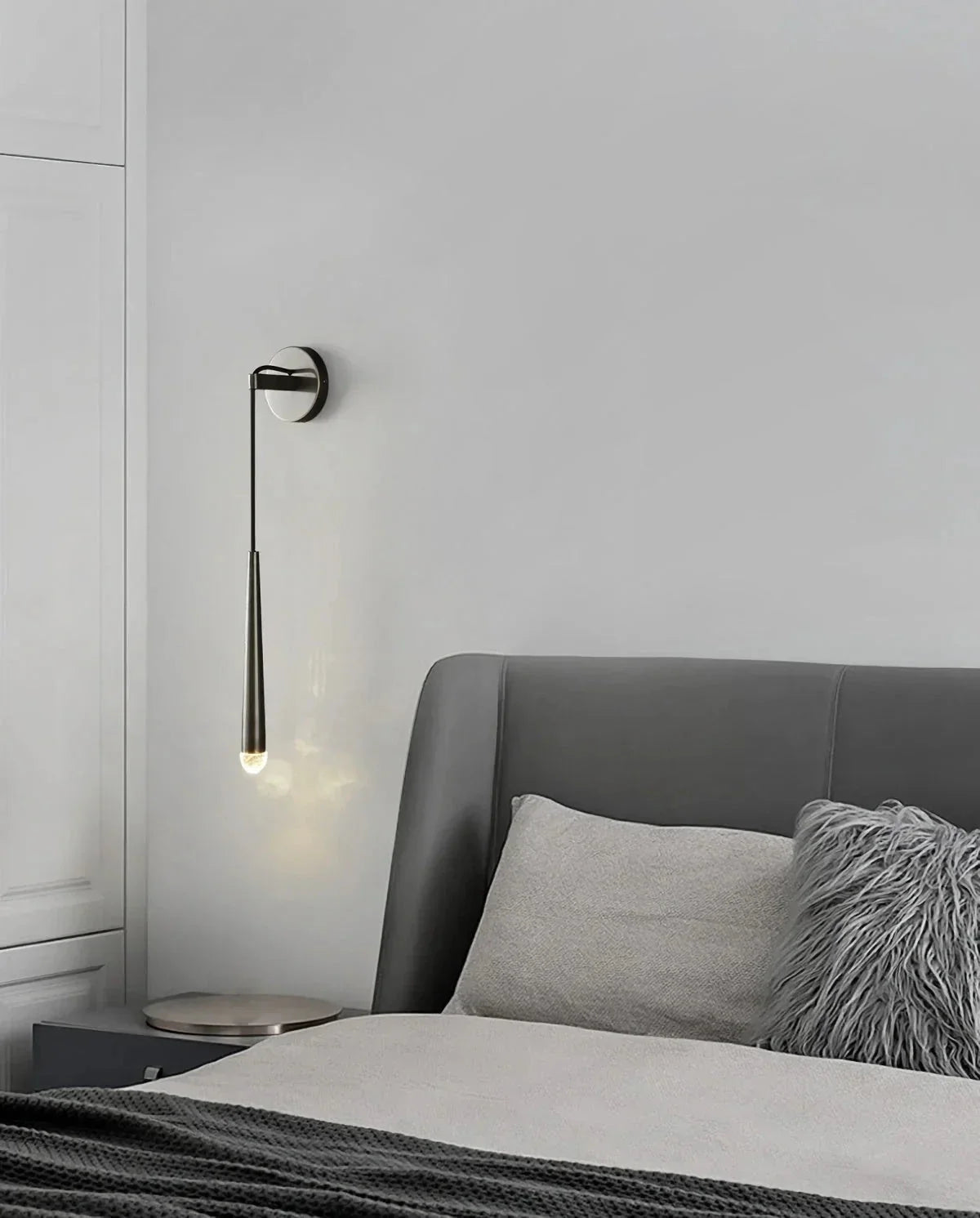 Spinal Tube Wall Light in brass for Hallway by AUVIELIGHT