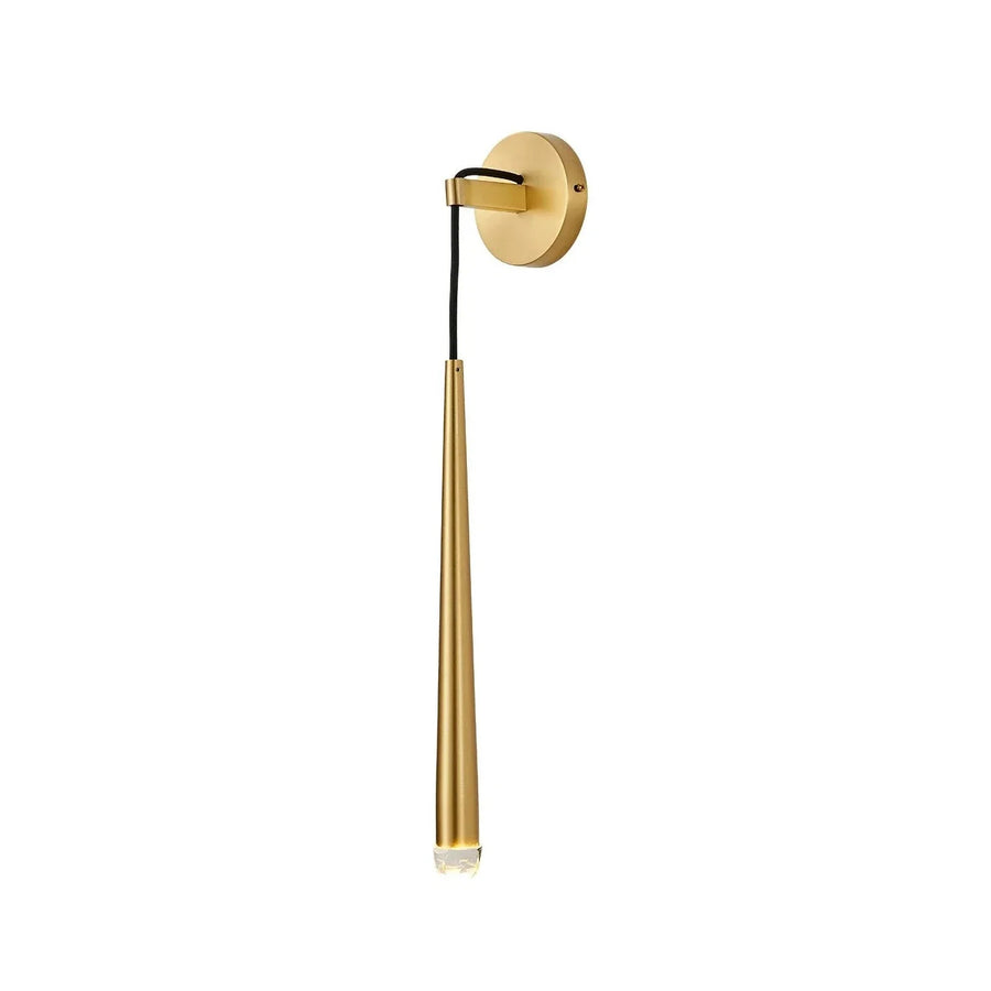 Spinal Tube Wall Light in brass for Hallway by AUVIELIGHT