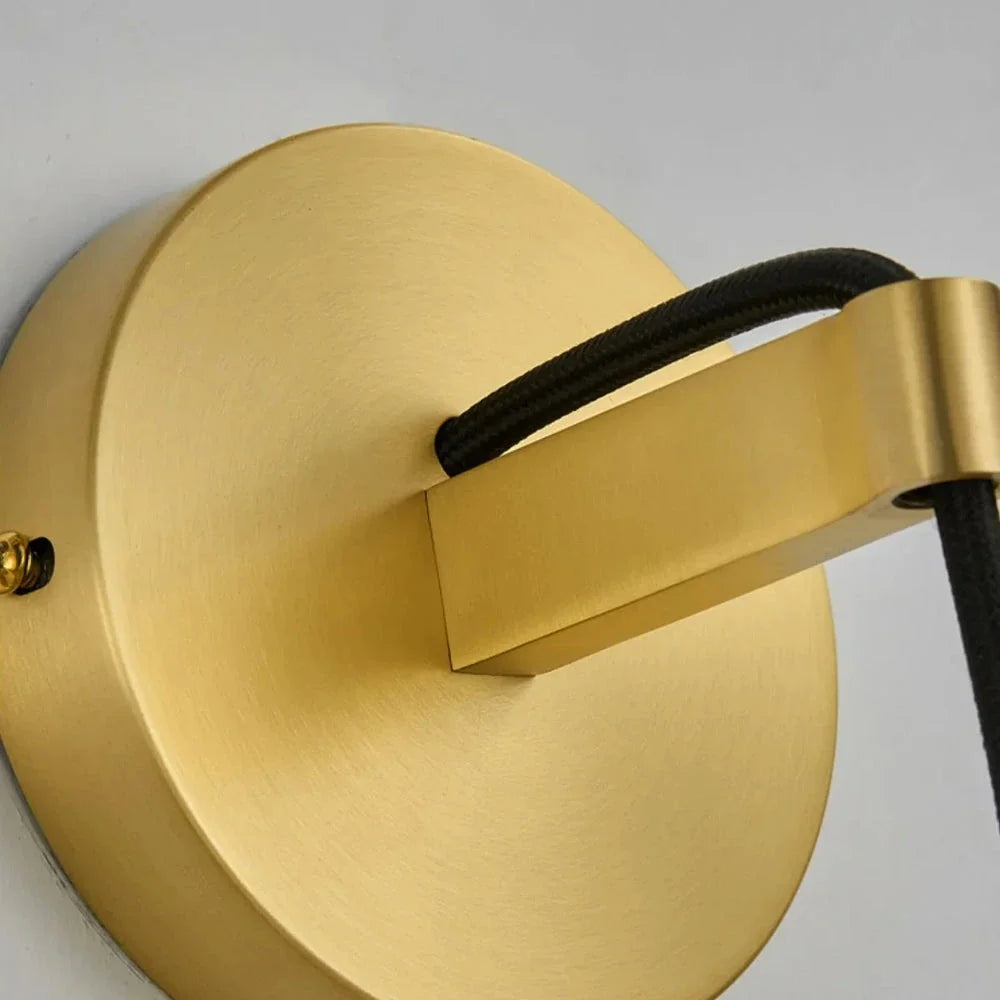 Spinal Tube Wall Light in brass for Hallway by AUVIELIGHT