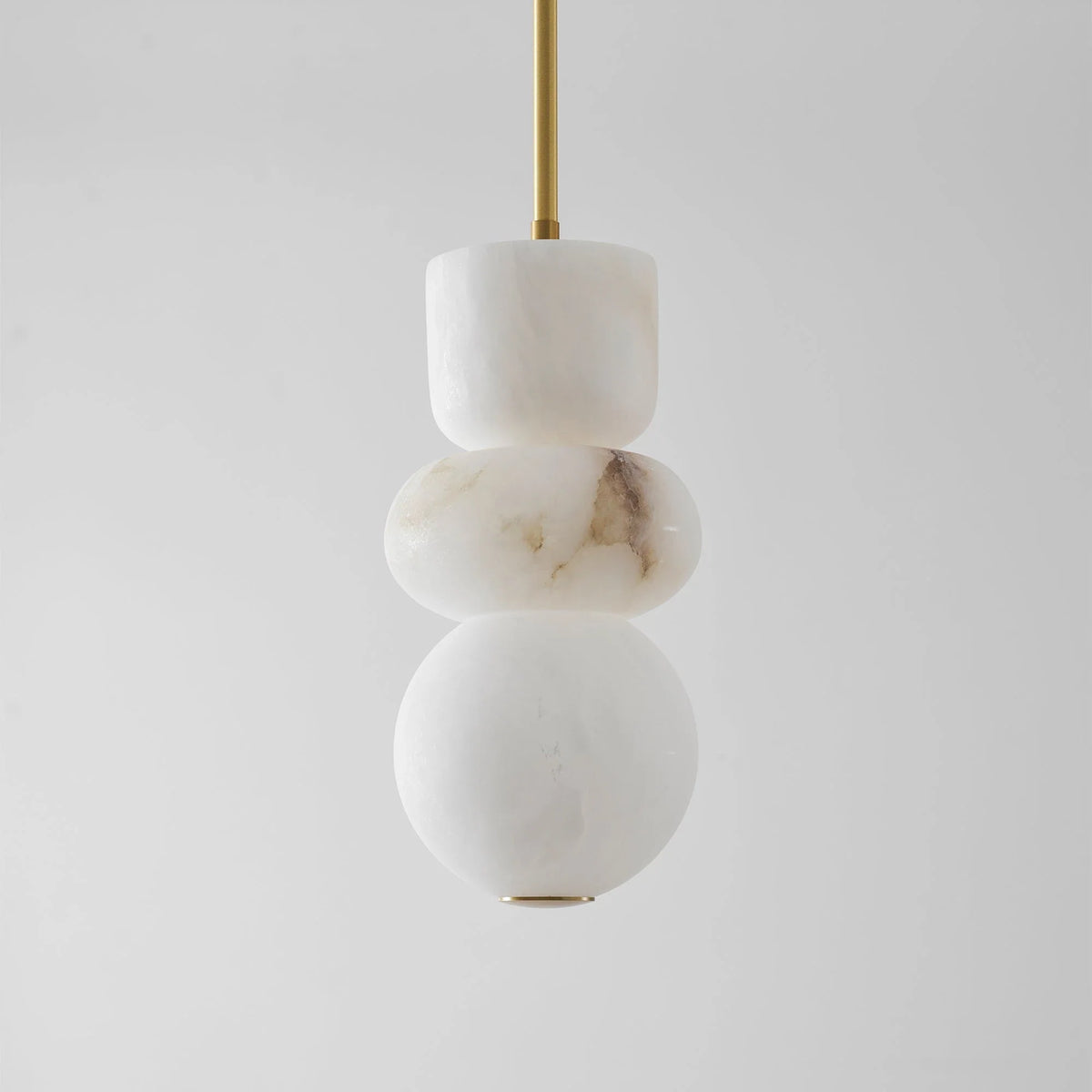 Modern Pendant Light in alabaster for Kitchen Island by AUVIELIGHT