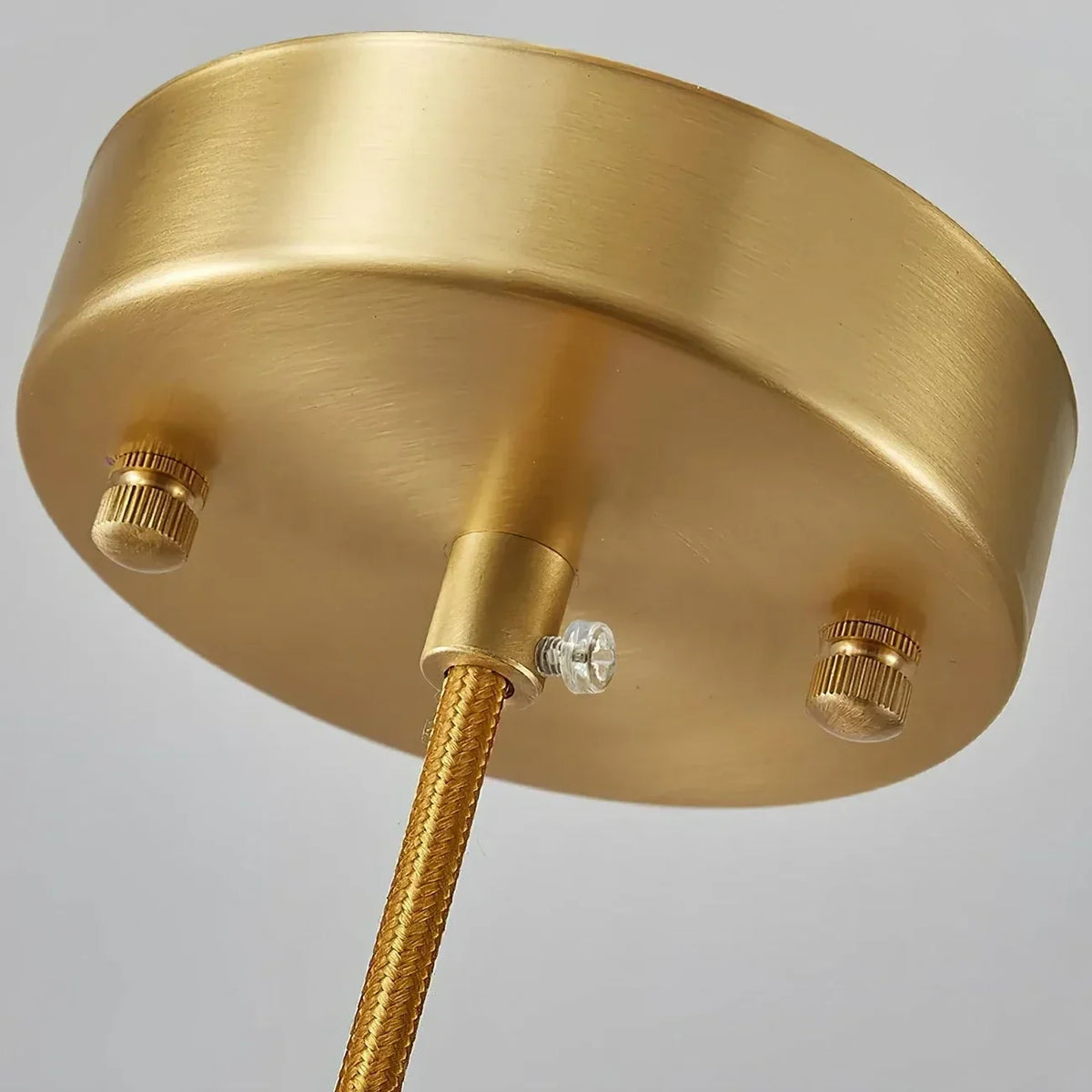 Cylinder Disc Pendant Light in alabaster for Kitchen Island by AUVIELIGHT