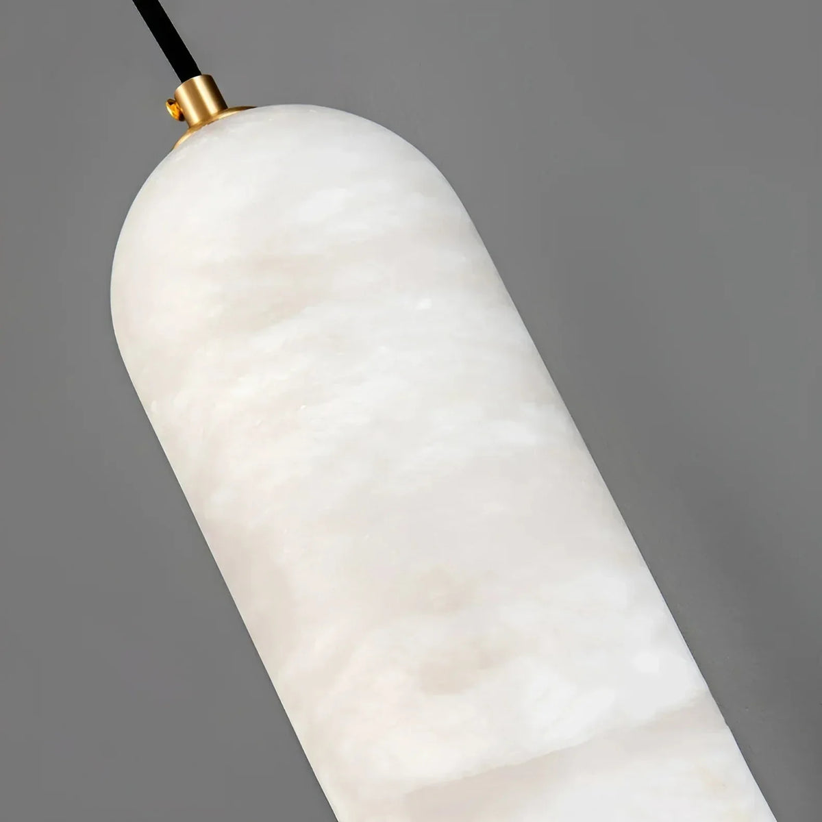 Hook Cylinder Wall Sconce in alabaster for Hallway by AUVIELIGHT