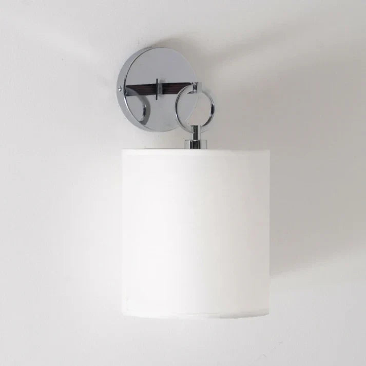Hoop Wall Sconce in linen for Hallway by AUVIELIGHT