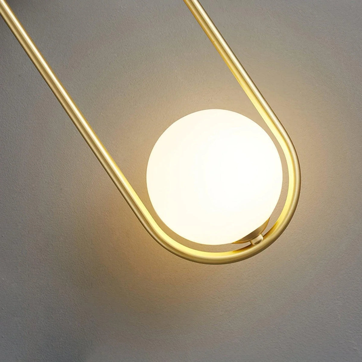 Orb Wall Sconce in brass for Hallway by AUVIELIGHT