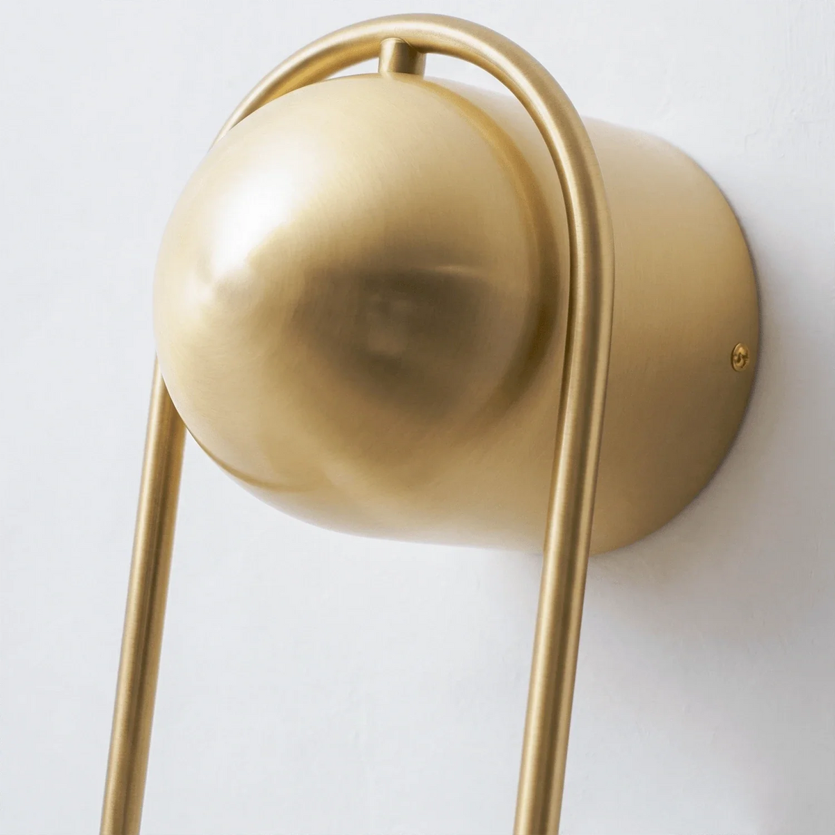 Orb Wall Sconce in brass for Hallway by AUVIELIGHT