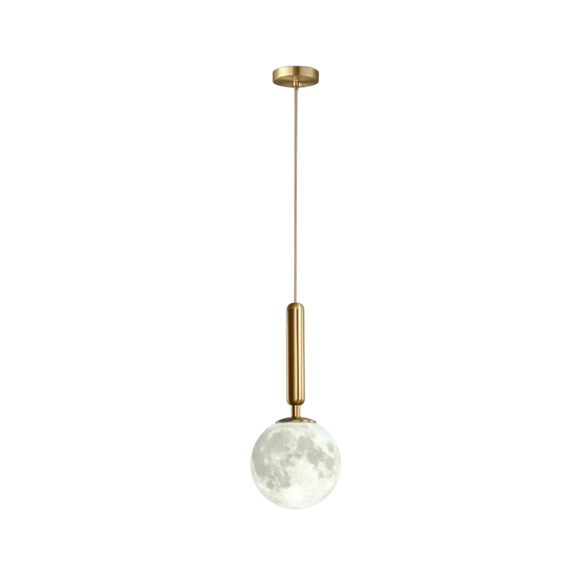 Rod Globe Pendant Light in alabaster for Kitchen Island by AUVIELIGHT