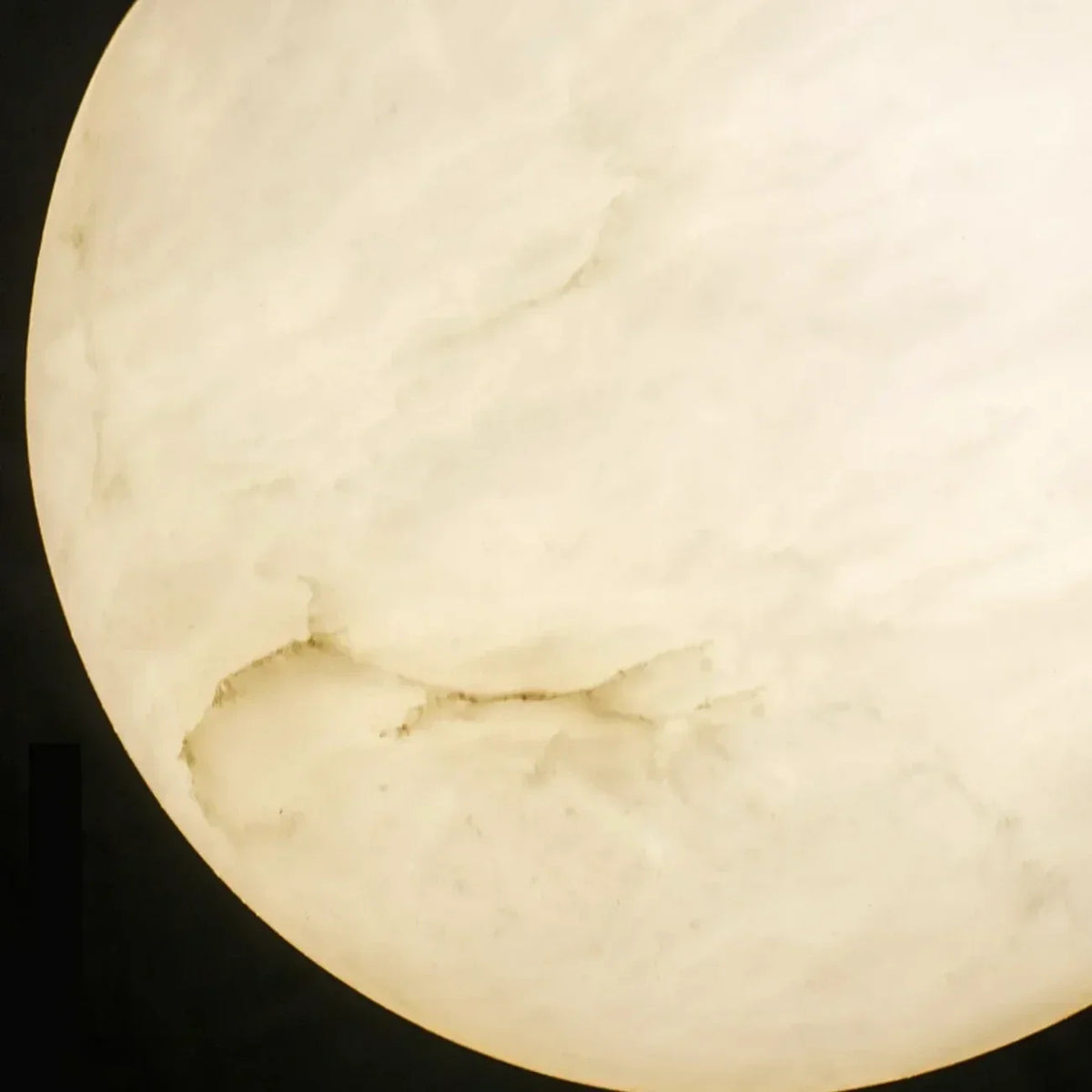 Rod Globe Pendant Light in alabaster for Kitchen Island by AUVIELIGHT