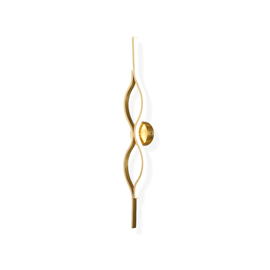 Silica Gel Linear Wall Sconce in brass for Hallway by AUVIELIGHT