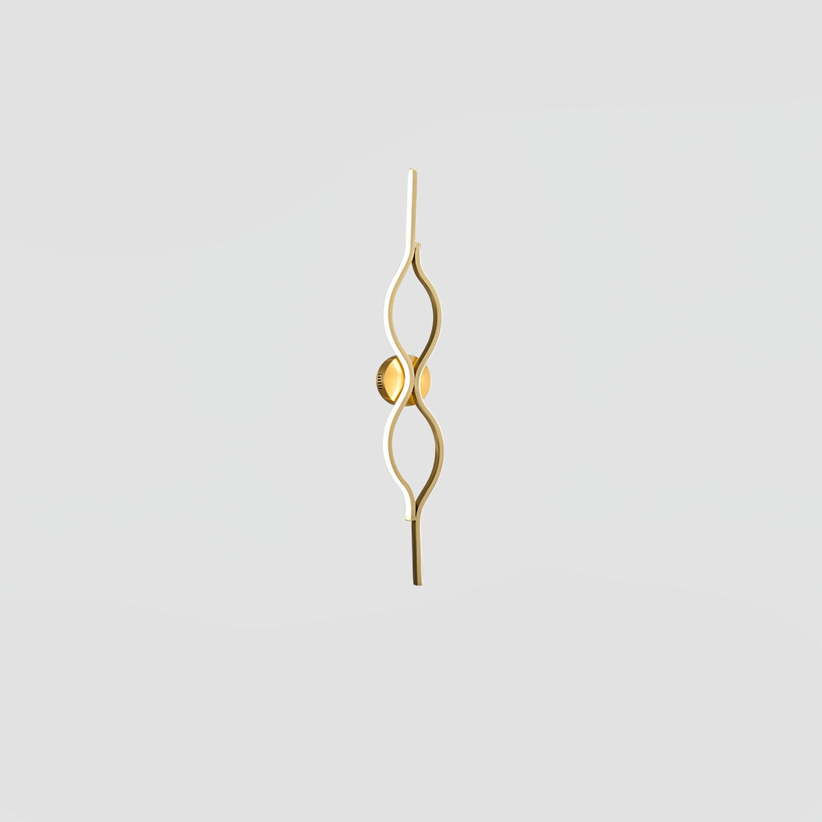 Silica Gel Linear Wall Sconce in brass for Hallway by AUVIELIGHT, ∅ 4.7"x H 31.5" / Dia 12cm x H80cm / Brass