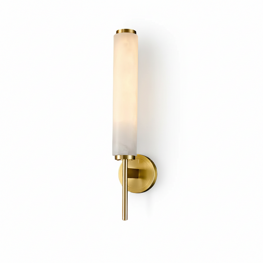 Brindisi Wall Light in alabaster for Hallway by AUVIELIGHT