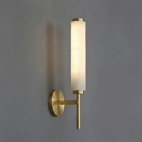 Brindisi Wall Light in alabaster for Hallway by AUVIELIGHT